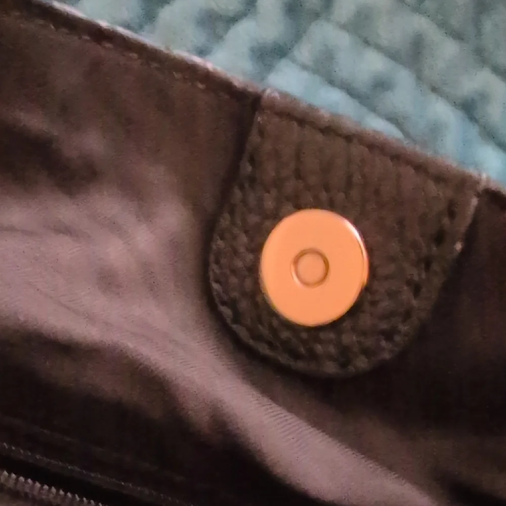 Rebecca Minkoff Black Leather Tote Handbag with Fringe - Picture 8 of 8